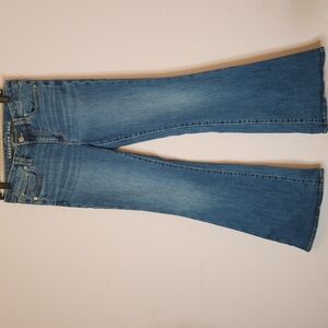AMERICAN EAGLE Women's Denim Flare Jeans, size 8